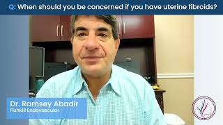 When should you be concerned if you have uterine fibroids [upl. by Merell]