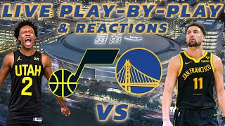 Utah Jazz vs Golden State Warriors  Live PlayByPlay amp Reactions [upl. by Querida]