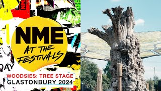 Glastonbury 2024 Check out the new Tree Stage at Woodsies [upl. by Dolora]