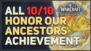 Honor Our Ancestors WoW Achievement [upl. by Anirak677]