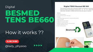 Digital BESMED TENS BE660 How it Works  TENSBE660 TENS electrotherapy physicaltherapy physio [upl. by Dotti737]