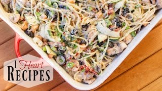 Creamy Spaghetti Pasta Salad  I Heart Recipes [upl. by Harak]