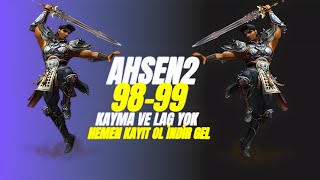 METİN2 PVP  AHSEN2  METİN2 WSLİK SERVER  5 TEMMUZ  9899 KAYMASIZ BİLEK SİSTEMLİ WSLİK SERVER [upl. by Ettenwad]