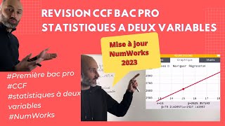 🎓 Préparer son CCF Bac Pro mathématiques  Statistiques à deux variables [upl. by Evey]