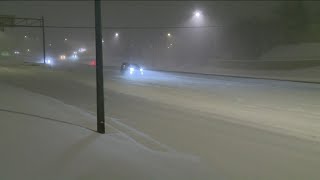 Snowstorm taking a toll on roads and travel in the Treasure Valley [upl. by Hadley]