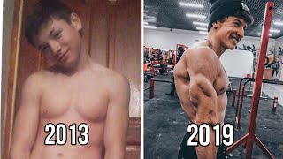 CALISTHENICS TRANSFORMATION 20132019  BEKKER VLADISLAV [upl. by Aneeuqahs795]