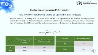 Chemometric Analysis of CO2 capture solvent Ayandeh Khatibzadeh Master thesis presentation [upl. by Bright]