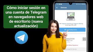 Cómo iniciar sesión en una cuenta de Telegram en navegadores web de escritorio nueva actualización [upl. by Aliakam]