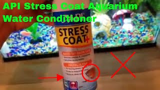 ✅ How To Use API Stress Coat Aquarium Water Conditioner Review [upl. by Tedd]