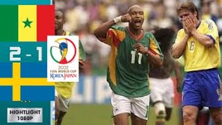 Senegal 21 Sweden ●2002 World Cup 116 Extended Goals amp Highlights HD 1080 [upl. by Azelea242]