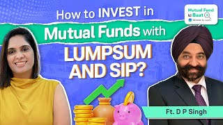 How to allocate your mutual fund portfolio between lumpsum and SIP  MF Ki Baat with D P Singh [upl. by Newell]