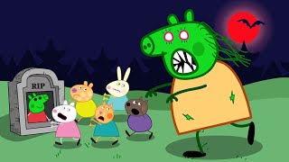 Zombie Apocalypse Horror Giant Mummy Appears At Night🧟‍♂️   Peppa Pig Funny Animation [upl. by Abigale]