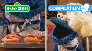 Sesame Street Cookie Monsters Back to School Snacks  Foodie Truck Compilation [upl. by Nollek]