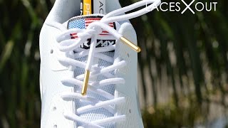 quotGold Tipquot Laces  White Rope  Where to Buy quotGold Agletquot Shoelaces [upl. by Yul]