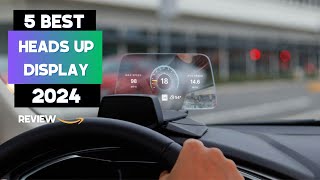 Top 5 BEST Heads Up Display For Car 2024 [upl. by Leinto683]