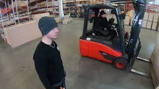 POV Day in the life 5 Ton Forklift operator Container unloading POV [upl. by Sillihp]