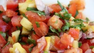 Pineapple Salsa Giggle Gourmet [upl. by Baillieu409]