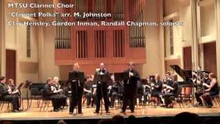 Middle Tennesse State University Clarinet Choir Clarinet Polka [upl. by Nottirb]