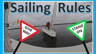 Sailing right of way rules colregs amp IRPCS explained [upl. by Hortense]