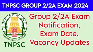 TNPSC Group 22A Exam NotificationExam Date Updates 👍 [upl. by Rosenberg]