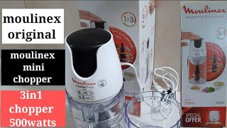 Moulinex masterchop Unboxsing 2021 mini chopper 3in1 [upl. by Jacki]