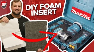 The GENIUS way to make your own DIY Foam Insert Ft Makita Combi Drill [upl. by Mcarthur498]