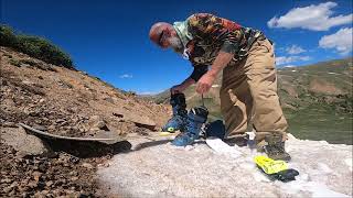 Hiking amp Skiing Loveland Pass July 8 2024 Colorado skiing hiking [upl. by Rriocard]