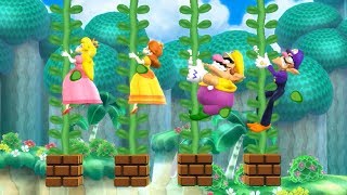 Mario Party 9 Step It Up  Peach win Daisy Wario Waluigi Master Difficulty  Cartoons Mee [upl. by Suravat169]