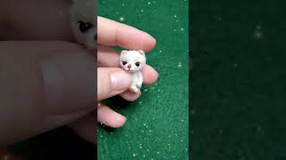 Miniature crocheted bear [upl. by Corri]