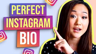 How to Create the PERFECT Instagram Bio 5 EASY STEPS to get MORE Followers [upl. by Lorain299]