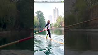 Bamboo swimming 😮viralvideo shortvideo [upl. by Given]