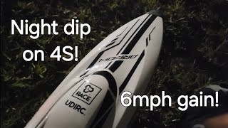 UDI Arrow 5 Testing 4S🚤💨 And Feeding Mosquitos 😬👍 [upl. by Birchard]