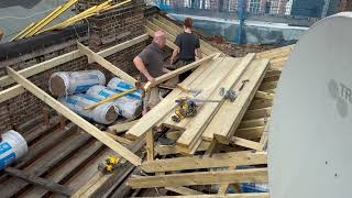 Rotten Rafters Roof Structure Replacement Kensington London rottenrafters roofstructure [upl. by Oiratno]