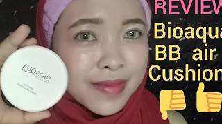 Review BIOAQUA Snow BB CREAM AIR CUSHION  First Impression   by Vapinka Makeup [upl. by Kcirdneked417]