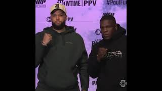 Deron Williams and Frank Gore face off 🥊  shorts [upl. by Rebmit]