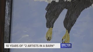 Two Artists in a Barn Unconventional art gallery turns into West Michigan road trip destination [upl. by Keene229]