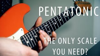 How to Play over Chords ONLY USING THE PENTATONIC scale [upl. by Mcnair]