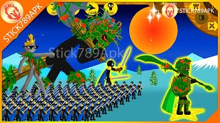 FINAL BOSS LEAF X9999 XIPHOS HERO LEAF VS FINAL BOSS ICE GIANT  Stick War Legacy Mod  Stick789Apk [upl. by Llerrac49]