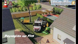 ENTRETIEN de Jardin amp ELAGAGE dun Arbre  Farming Simulator 19 PAYSAGISTE [upl. by Flannery48]