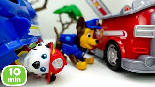 Spielzeug Videos für Kinder mit der Paw Patrol Kompilation  Kinder Cartoons  3 Folgen am Stück [upl. by Eanrahc]