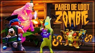 PARED DEL LOOT ZOMBIE ADIVINA EL ARMA FORTNITE MINIJUEGOS [upl. by Hcib]