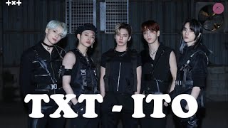 TXT ITO  Easy Lyrics [upl. by Meehsar30]