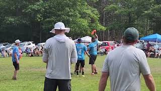 2023 US Nationals GUTS Frisbee Tournament  UP HARDWOOD vs Blame the Dog  elimination round [upl. by Molahs]