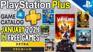 BIG PS PLUS UPDATE 14 PS ExtraPremium JANUARY Games  Kinda Bad PlayStation Plus 2024 Games [upl. by Egbert]