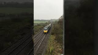 Avanti West Coast Pendolino flying through the countryside [upl. by Akinahc]