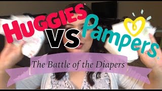 HUGGIES vs PAMPERS The Battle of the Diapers [upl. by Okiam]