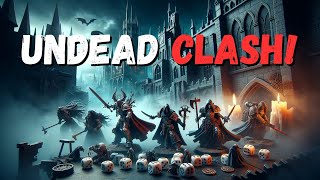 Mordheim Battle Report Witch Hunters vs The Undead [upl. by Enirahtac953]