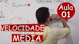 Velocidade Média  Conceitos Iniciais Aula 01 [upl. by Aihsat]