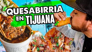 TACOS en TIJUANA Conocí la QUESABIRRIA con el Tío Rober [upl. by Ahsiya]