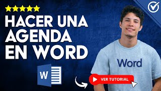 ¿Cómo Hacer una AGENDA en Word  🗒 Organiza tu Información con Word 🗒 [upl. by Reivaz]